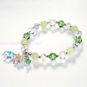 【送料無料】ブレスレット　アクセサリ—　ブドウペンダントブレスレットnatural grape stone white crystal lotus flower pendant single circle bracelet