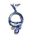 【送料無料】ブレスレット アクセサリ- バリムラノガラスポリエステルブレスレットantica murrina bali secret 2murano glass and polyester bracelet