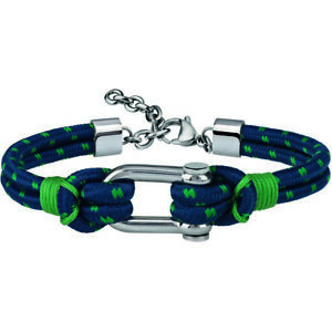 【送料無料】ブレスレット　アクセサリ—　ブレスレットオスロブスタークラスプoriginal breil bracelet wired male bluegreen lobster clasp tj2607