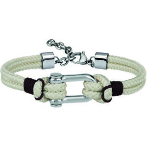 【送料無料】ブレスレット　アクセサリ—　ブレスレットオスホワイトロブスタークラスプoriginal breil bracelet wired male white lobster clasp tj2608