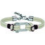 【送料無料】ブレスレット　アクセサリ—　ブレスレットオスホワイトロブスタークラスプoriginal breil bracelet wired male white lobster clasp tj2608