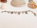 【送料無料】ブレスレット　アクセサリ—　brightonダブルbraceletbrighton flower butterfly crystal charm silver double strand bracelet