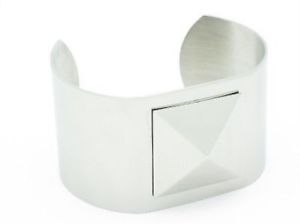 【送料無料】ブレスレット アクセサリ— プラチナステンレススチールユニークデザインスパイクカフブレスレットplatinum stainless st...