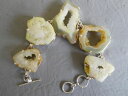 【送料無料】ブレスレット アクセサリ— ブレスレットメノウレモンレモンnatural stone bracelet silver pl druzy drusy agate lemon lemon stone(4)