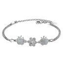 【送料無料】ブレスレット アクセサリ- 20xロマンチックブレスレットブレスレットjewe r6k120xwomens round romantic bracelet shaped silver bracelet adjustable jewe r6k1