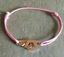 yzuXbg@ANZT?@X`[sNR[hS[h`[uXbg[YWjAhandcuffs on steel pink cord gold rose charm bracelet womens amp; junior