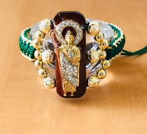 【送料無料】ブレスレット アクセサリ— ニューlistinghandmadeブレスレットsinaloense buchonサンユダタデーオen oro chapeado gngl listinghandmade bracelet sinaloense buchon san judas