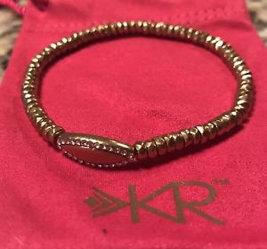 【送料無料】ブレスレット　アクセサリ—　クリスタルブロンズストレッチブレスレットsilpada krb0078 kamp;r brassswarovski crystal navette bronze stretch bracelet