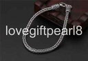 【送料無料】ブレスレット アクセサリ— スターリングシルバーレトロロープブレスレットpure s925 sterling silver individuality popular retro hemp rope mans bracelet(4)