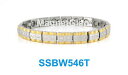 yzuXbg@ANZT?@Vo[S[hXeXX`[NuXbgsilver and gold women magnetic stainless steel 316l link bracelet ssbw546t