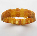 yzuXbg@ANZT?@ogXgb`uXbgnatural unpolished raw baltic amber elastic stretch bracelet 775