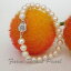 ̵ۥ֥쥹åȡꡡ饦ɥۥ磻ȥѡ֥쥹ågenuine round 89mm white pearl bracelet 75 cultured freshwater