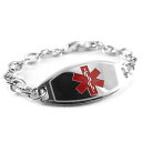 yzuXbg@ANZT?@ibguXbgJ[hmyiddr pre engraved nut allergy medical bracelet, free id card