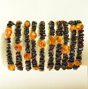 【送料無料】ブレスレット アクセサリ— ロット10バルト 354gc2222lot 10 whole baltic amber bracelet cherry color 354 g c2222(4)