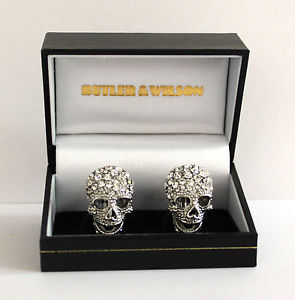 yzuXbg@ANZT?@og[EB\NANX^XJJtX{^butler amp; wilson large clear crystal skull cufflinks