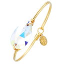 【送料無料】ブレスレット アクセサリ- ビクトリアリンワイヤラップブレスレットティアドロップクリスタルvictoria lynn jewelry, wire wrap bracelet, teardrop, crystal ab
