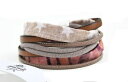 【送料無料】ブレスレット アクセサリ- ペンダントラップブレスレットファブリックwrap bracelet fabric with leather combined, stars, charm, pendant