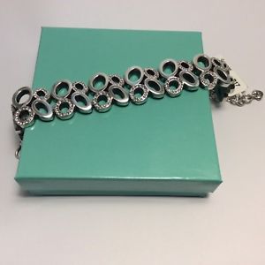 【送料無料】ブレスレット　アクセサリ—　ブライトンブレスレットバブルbrighton bracelet caliope bubble circles crystals 7400 retired rare 2433