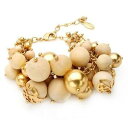 【送料無料】ブレスレット アクセサリ— pilgrim skanderborg wood and goldtone metal braceletpilgrim skanderborg wood and goldtone metal bracelet(4)