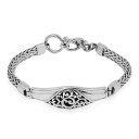 【送料無料】ブレスレット アクセサリ- デザイナーソリッドシルバーバリブレスレットチェーングラムdesigner solid silver 925 bali bracelet chain 178191cm 25 grams