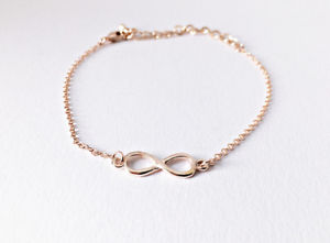 【送料無料】ブレスレット アクセサリ— 3xブレスレットローズゴールドbday3x infinity bracelet rose gold, ete...