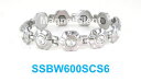 yzuXbg@ANZT?@XeXX`[NuXbgclear crystals on silver flowers women magnetic stainless steel link bracelet