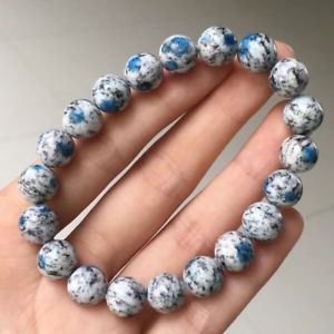 【送料無料】ブレスレット アクセサリ— 10mmk2ブレスレットaaa10mm natural k2 azurite volcanic stone gemstone round beads bracelet aaa