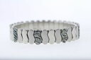 【送料無料】ブレスレット アクセサリ- acero inoxidable 12mm motivo cebra esmalte brazalete extensible