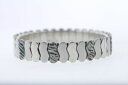 yzuXbg@ANZT?@XeXX`[[uGiuXbgstainless steel 12mm zebra print enamel expandable bracelet