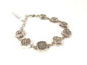 【送料無料】ブレスレット　アクセサリ—　ブライトンシルバーリンクブレスレットnwt ~brighton etched silver link bracelet ~ free shipping