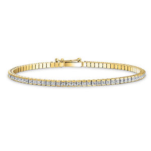 【送料無料】ブレスレット　アクセサリ—　テニスブレスレットシルバーthin liquid tennis bracelet gold plated 925 silver cz 7in
