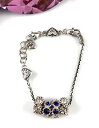 yzuXbg@ANZT?@uCgbLTt@CANX^r[Y`F[n[guXbgbrighton silverplated 4 sapphire amp; crystal bead chain heart bracelet