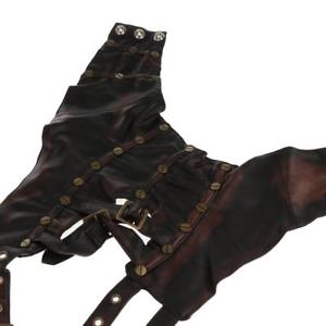 【送料無料】ブレスレット アクセサリ— レザーアームウォーマーボレロショールコスプレsteampunk leather arm warmer bolero shawl cosplay costume for women girls