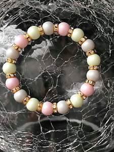 【送料無料】ブレスレット　アクセサリ—　ブレスレットハンドメイドスワロフスキークリスタルgemstone bracelet handmade from high quality swarovski crystal pearls