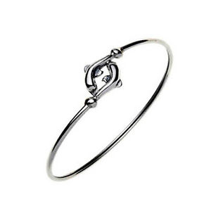 ブレスレット　アクセサリ—　ギリシャジュエリーイルカカフブレスレットgreek jewelry ~ dolphins sterling silver small cuff bracelet