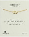 【送料無料】ブレスレット　アクセサリ—　ゴールドローダブルリンクリングチェーンブレスレットdogeared friendship gold dipped double linked rings chain bracelet