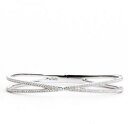 【送料無料】ブレスレット アクセサリ- ヒンジクロスブレスレットnadri pav hinge crossover bracelet in silver