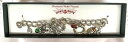 【送料無料】ブレスレット アクセサリ- ヴィンテージクリストファービンテージクリスマスツリーブレスレットnib vintage christopher radko vintage christmas tree charm bracelet 6 12