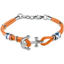 bliss jewelry, bracelet sailing leather orange and still 20073836 ジュエリーブレスレットセーリングレザーオレンジ※注意※NYからの配送になりますので2週間前後お時間をいただきます。人気の商品は在庫が無い場合がございます。ご了承くださいませ。サイズの種類の商品は購入時の備考欄にご希望のサイズをご記載ください。　携帯メールでの登録ですと楽天からのメールが届かない場合がございます。