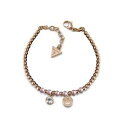 【送料無料】ブレスレット アクセサリ- シックローズゴールドレディースブレスレットguess uptown chic rose gold plated ladies bracelet ubb28051l