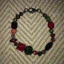 【送料無料】ブレスレット　アクセサリ—　ブレスレットsorrelli ruby multicolored crystal bracelet
