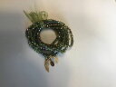 【送料無料】ブレスレット　アクセサリ—　グリーンブレスレットストレッチkirks folly green stretch bracelet nwot