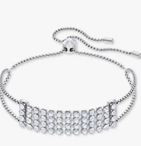 【送料無料】ブレスレット　アクセサリ—　スワロフスキークリスタルメッシュスライダドルswarovski cry..