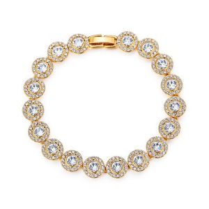 【送料無料】ブレスレット アクセサリ— アンジェリックテニスブレスレットスワロフスキークリスタルangelic tennis bracelet wi...