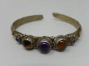 【送料無料】ブレスレット アクセサリ— ラッシュヴィンテージブレスレットrush, vintage bracelet, with silver metal stones(4)