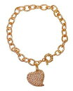 【送料無料】ブレスレット アクセサリ— スワロフスキーブレスレット7119zswarovski elements crystal pave heart charm bracelet gold plated authentic 7119z(4)