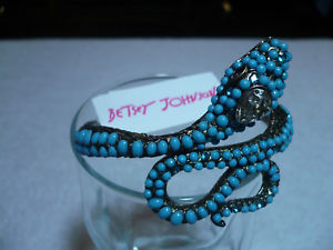 【送料無料】ブレスレット　アクセサリ—　9500 betsey johnson hinged snake bracelet gorgous9500 betsey johnson hinged snake bracelet gorgous