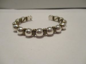 【送料無料】ブレスレット アクセサリ— カフビーズスターリングシルバーワイヤラップブレスレットcuff silpada beaded sterling silver brass wire wrap 925 bracelet 5 12 in long