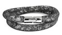 【送料無料】ブレスレット アクセサリ- スワロフスキーブレスレットグレーswarovski 5136303 grey bracelet