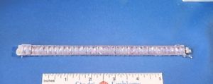 【送料無料】ブレスレット　アクセサリ—　スターリングシルバーラベンダーブレスレットワイドsterling silver lavender gemstonje bracelet 7 14 12 wide